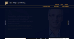 Desktop Screenshot of hamptonsecurities.com